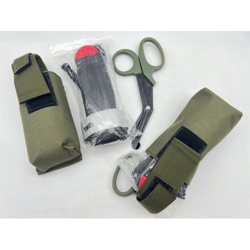 Чехол в комплекте с турникетом 95 см и ножницами для крепления на систему молле в Твери