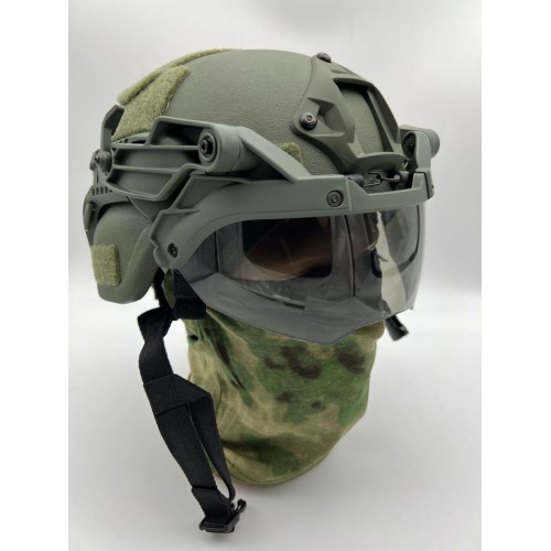 Откидные тактические нашлемные очки с креплением для шлема FAST/MICH/Ops-Core и другим моделям современных тактических шлемов в Твери