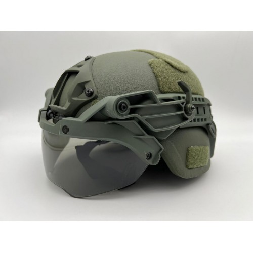 Откидные тактические нашлемные очки с креплением для шлема FAST/MICH/Ops-Core и другим моделям современных тактических шлемов в Твери